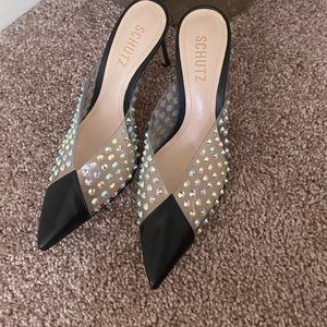 NWOT Schutz Greece pumps- mules